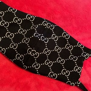 Black GG face mask